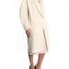 Stella Mccartney Felted Wool Coat in Beige (cream) - Lyst