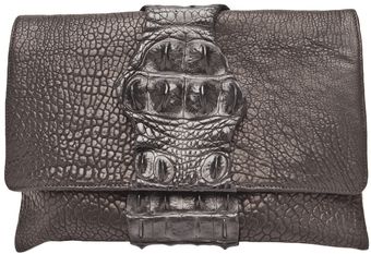 Victoria Horning Alligator Clutch - Lyst