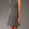 Alexander Mcqueen Tweed Dress in Gray (black) - Lyst