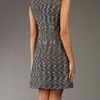 Alexander Mcqueen Tweed Dress in Gray (black) - Lyst