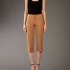 Dolce & Gabbana Archive Cropped Trouser in Beige - Lyst