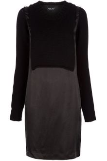 Sophie Hulme Silk and Knit Jumper Dress - Lyst
