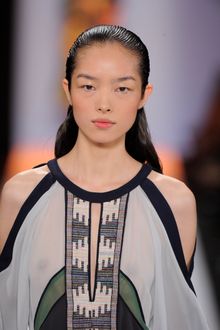 BCBGMAXAZRIA Spring 2012 Shoulderless Top - Lyst