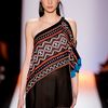 Bcbgmaxazria Spring 2012 Asymmetric OneShoulder Dress in Black - Lyst
