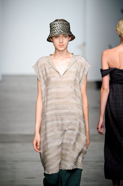 Rachel Comey Spring 2012 Beige Short Sleeve Dress in Beige - Lyst