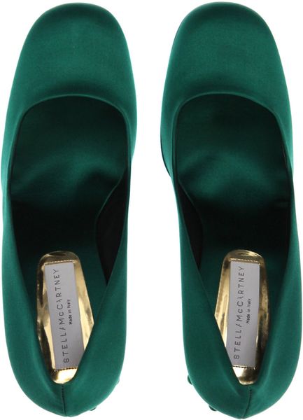 green satin shoes uk