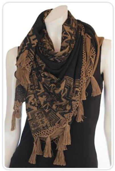 Twelfth Street By Cynthia Vincent Kearney Printed Scarf in Camel in Brown (camel) - Lyst
