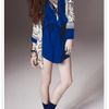 Twelfth Street By Cynthia Vincent Shirt Dress with Tie in Cobalt in Blue (cobalt) - Lyst