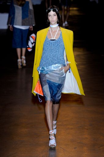 Rag & Bone Spring 2012 Mustard Short Coat - Lyst