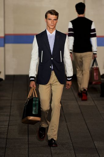 Tommy Hilfiger Spring 2012 Beige Pants  - Lyst