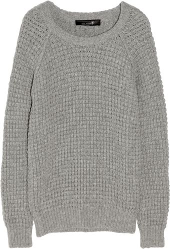 Isabel Marant Anders Alpaca-blend Waffle-knit Sweater - Lyst