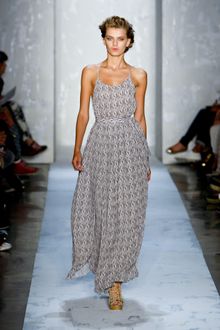 Suno Spring 2012 Gray Sleeveless Empire Maxi Dress - Lyst