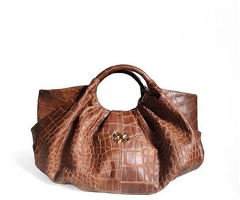 Alexandra De Curtis Audrey Tote - Brown Crocodile Print - Lyst