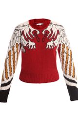 Carven Cashmere Rampant Lion Jumper