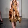 Donna Karan New York Spring 2012 Brown Tribal Print dress in Brown (brown, natural) - Lyst