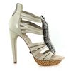 L.a.m.b. Dalva Heels in Gray (grey) - Lyst
