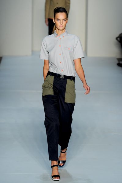 Marc By Marc Jacobs Spring 2012 Blue button detail shirt in Blue - Lyst