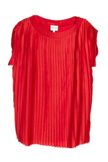 Reiss Pleated Top - Lyst