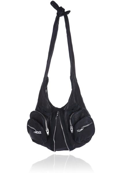 Alexander Wang Donna Hobo with Nickel Hardware in Black - Lyst
