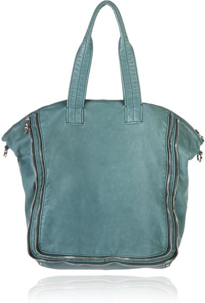 Alexander Wang Trudy Tote with Nickel Hardware in Blue (emerald) - Lyst