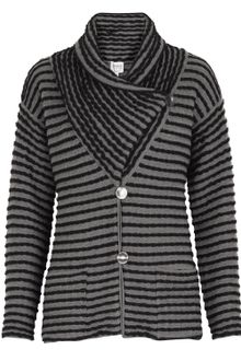 Armani Striped Shawl Collar Jacket - Lyst