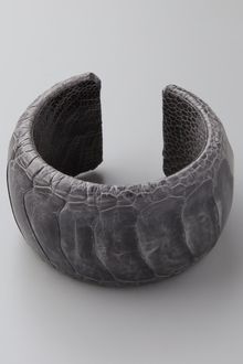 Dannijo Connor Ostrich Leather Cuff - Lyst