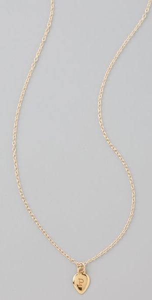 Gorjana Alphabet Charm Necklace - Lyst