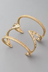 House Of Harlow Textured Cutout Cuff