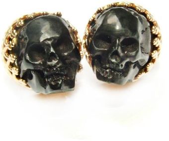 Jolita Jewellery Skull Stud Earrings - Lyst