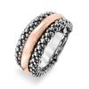 Lagos Caviar™ 2tone Ring (nordstrom Exclusive) in Silver (silver/ rose gold) - Lyst