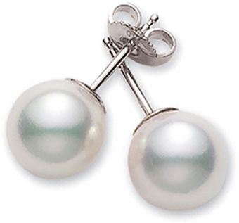 Mikimoto Grade A+ Akoya Cultured Pearl Stud Earrings - Lyst