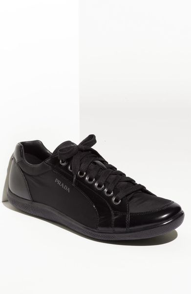 prada nylon low top sneakers