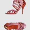 Santoni High Heeled Sandals in Pink - Lyst