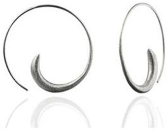 Sikara & Co. Sikaras Swirly Earrings - Brushed Large - Lyst