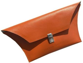 Steven Harkin Kylie Orange Clutch Bag - Lyst