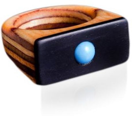 Sticks & Stones Accessories Black Ebony | Uno W/ Turquoise Stone in Black - Lyst