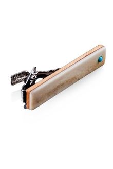 Sticks & Stones Accessories Deer Antler | Tie Bar W/ Turquoise Stone - Lyst