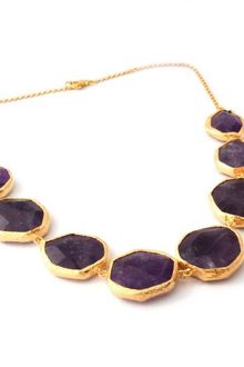 Toosis Purple Amethyst Stones Necklace - Lyst