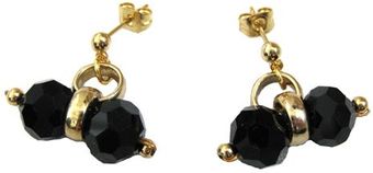 Yuen London Black Bow Earrings - Lyst