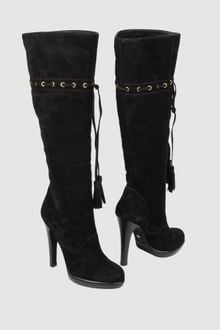Yves Saint Laurent Rive Gauche High Heeled Boots - Lyst