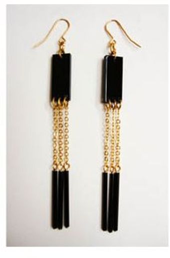 Zelia Horsley Jewellery Rectangle Dangle - Lyst
