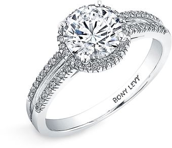 Bony Levy Bridal Pavé Diamond Setting Semi Mount Ring (Nordstrom Exclusive) - Lyst