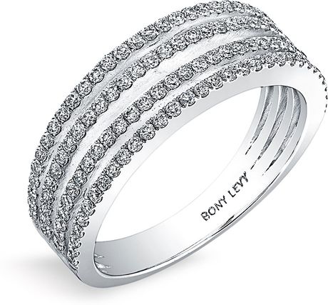 Bony Levy Split Diamond Ring (nordstrom Exclusive) in White (white gold) - Lyst