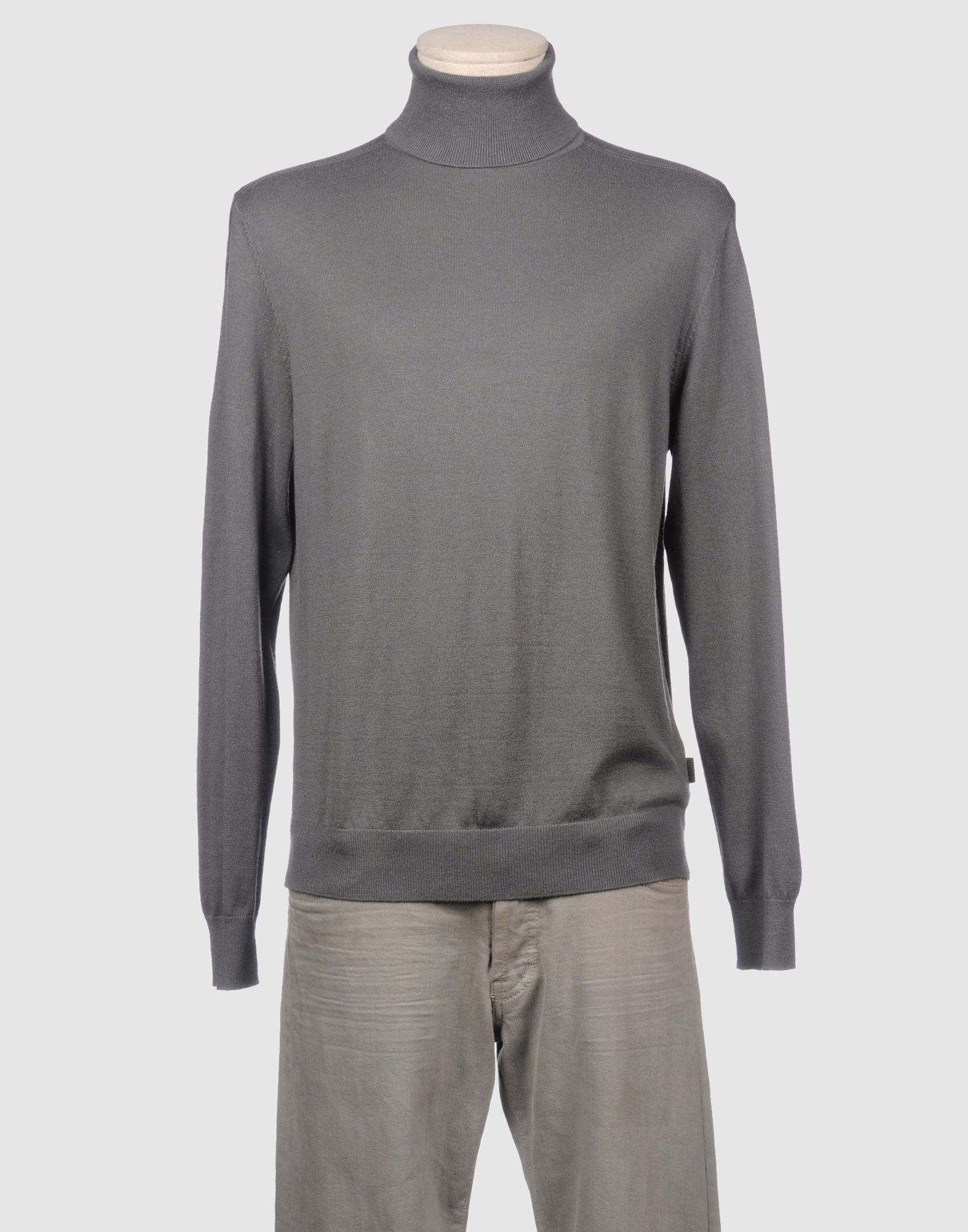 Boss By Hugo Boss Boss Hugo Boss High Neck Sweaters in Gray for Men
