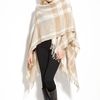 Burberry Collette Fine Wool Cape in Beige (honey) - Lyst
