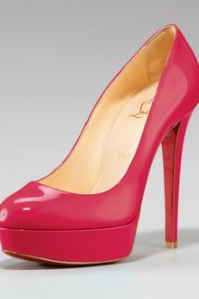 Christian Louboutin Bianca Patent Platform Pump - Lyst