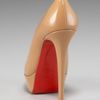 Christian Louboutin Bianca Patent Platform Pump in Red - Lyst