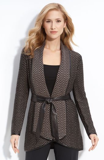 Classiques Entier Atelier Herringbone Pattern Sweater Jacket - Lyst