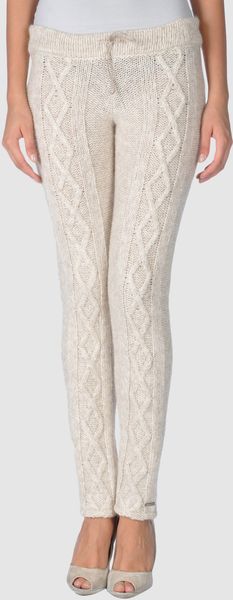 Costume National Casual Pants in Beige - Lyst