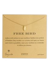 Dogeared Reminder - Free Bird Feather Necklace